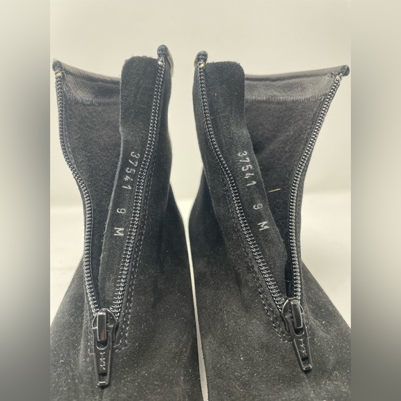 LA CANADIENNE SHIANE BOOT Black WATERPROOF WEDGE Size 9 Suede Women - Picture 5 of 9